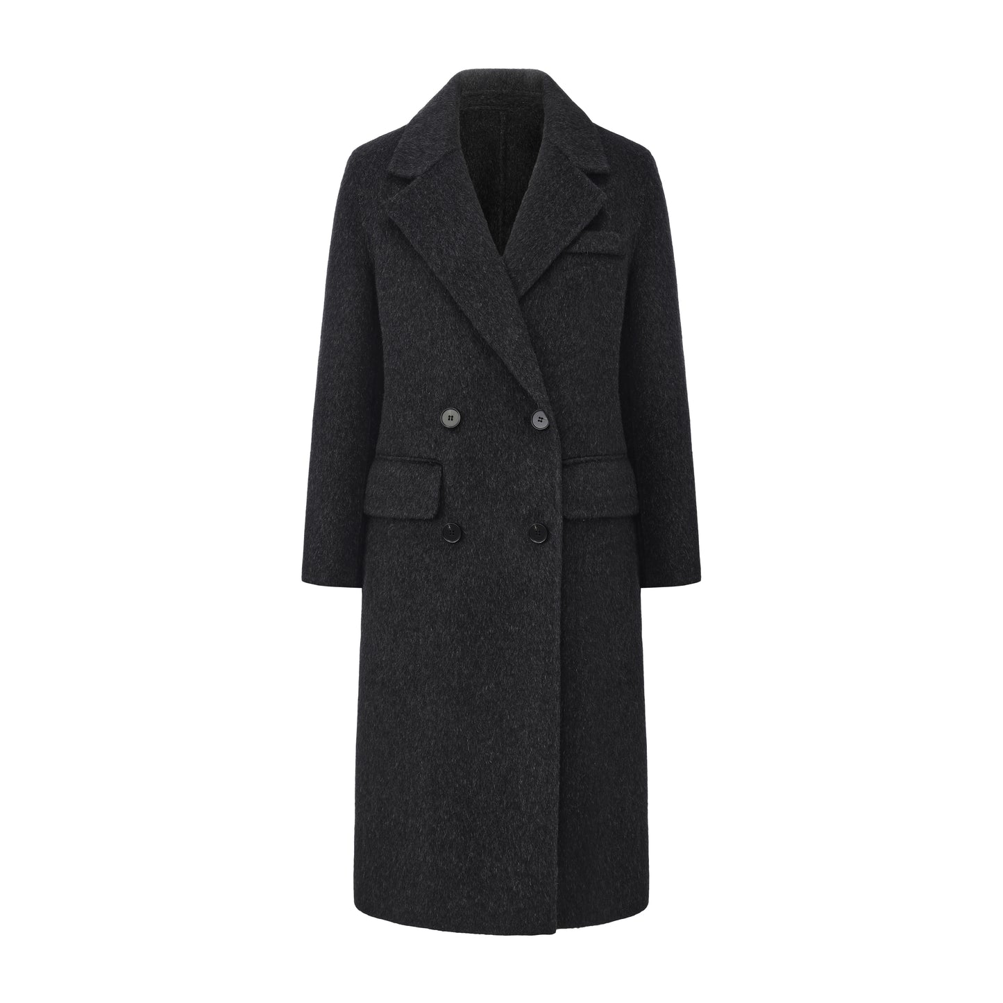 Black Velvet - Wool Coat