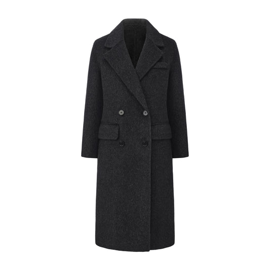 Black Velvet - Wool Coat