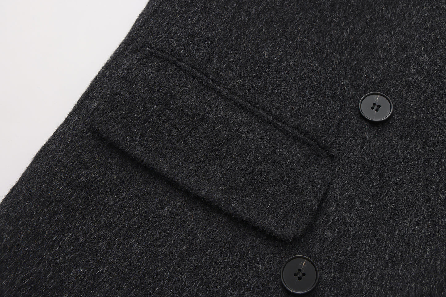 Black Velvet - Wool Coat