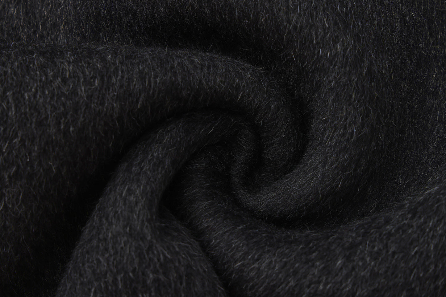 Black Velvet - Wool Coat