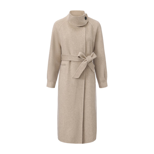 Oatmeal - Wool Coat